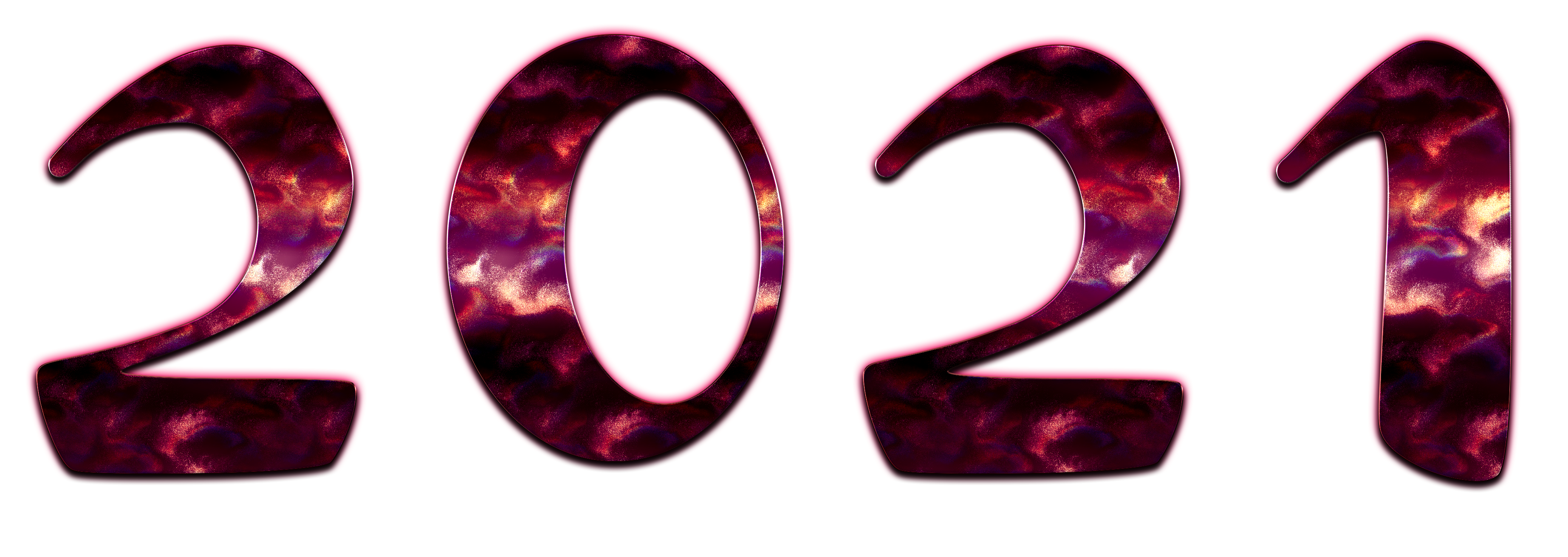 2021 Year Transparent PNG Image