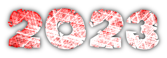 2023 Text Transparent PNG Image