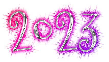 2023 Text Transparent PNG Image