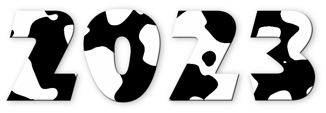 2023 Text Transparent PNG Image