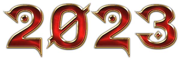 2023 New Year Transparent PNG Image