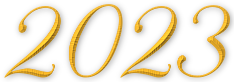 2023 Text Transparent PNG Image