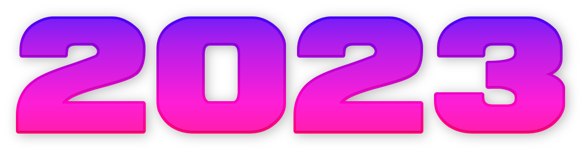 2023 Year Transparent PNG Image