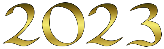 2023 Text Transparent PNG Image