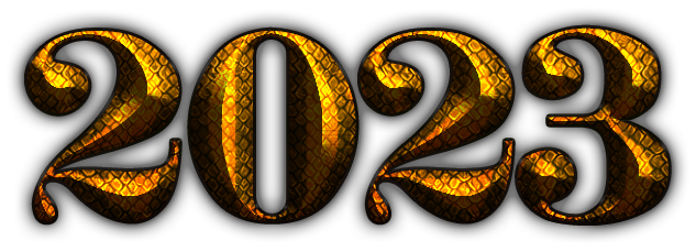 2023 Text Transparent PNG Image
