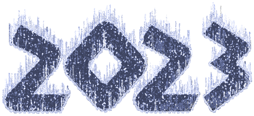 2023 Text Transparent PNG Image