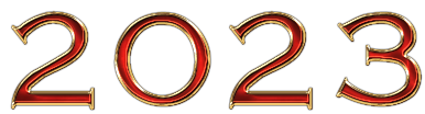 2023 Text Transparent PNG Image