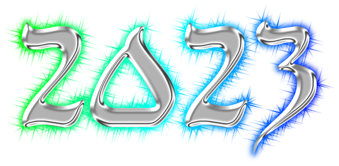 2023 Year Transparent PNG Image