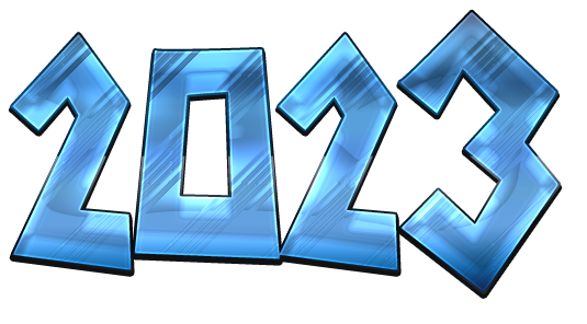 2023 Text Transparent PNG Image