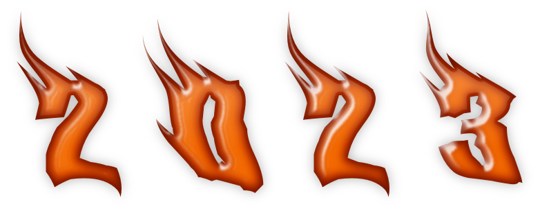2023 Year Transparent PNG Image