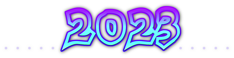 2023 Text Transparent PNG Image
