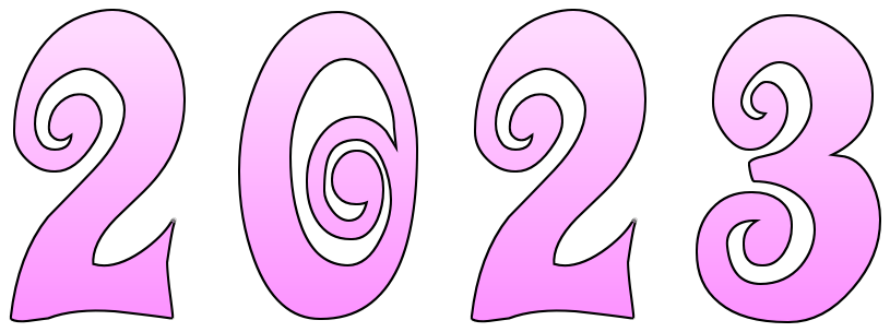 2023 Year Transparent PNG Image