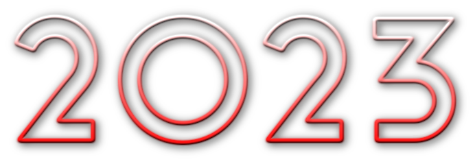 2023 New Year Transparent PNG Image
