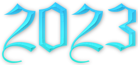 2023 Text Transparent PNG Image