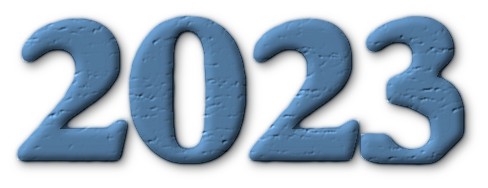 2023 Text Transparent PNG Image