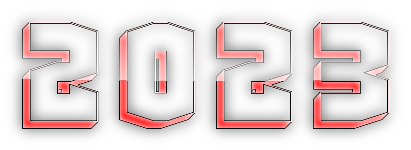 2023 Text Transparent PNG Image
