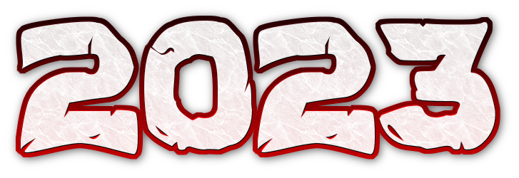 2023 Text Transparent PNG Image