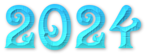 2024 New Year Transparent PNG Image