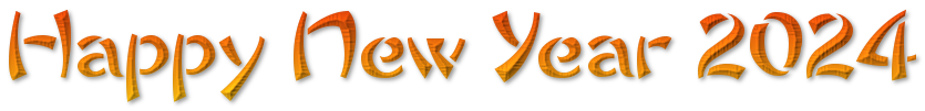 2024 Year Transparent PNG Image