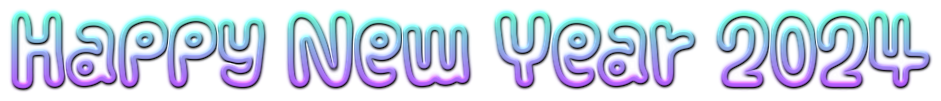 2024 New Year Transparent PNG Image