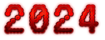2024 New Year Transparent PNG Image