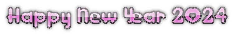 2024 Text Transparent PNG Image