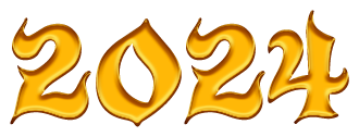 2024 Year Transparent PNG Image