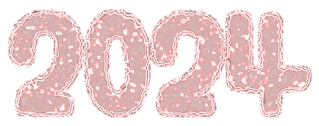 2024 Text Transparent PNG Image