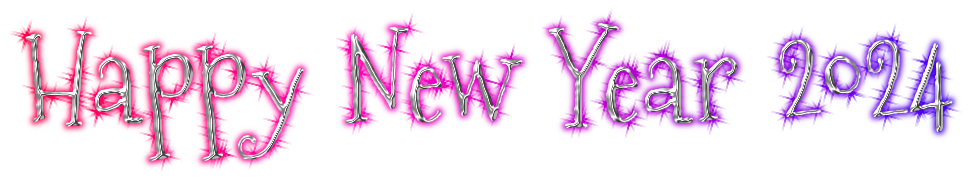 2024 Text Transparent PNG Image