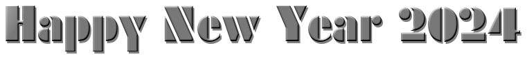 2024 Text Transparent PNG Image