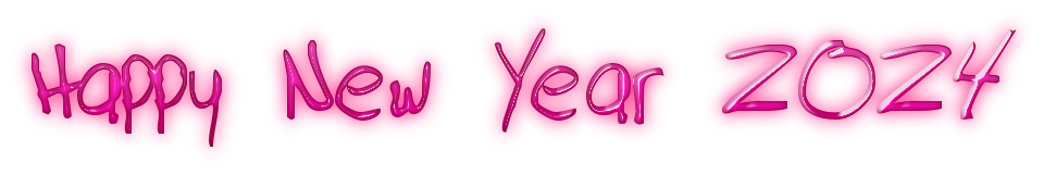 2024 New Year Transparent PNG Image