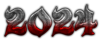 2024 Text Transparent PNG Image
