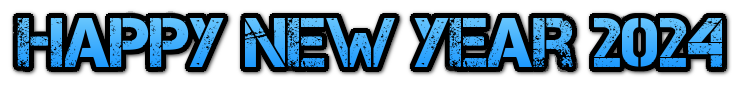 2024 Year Transparent PNG Image