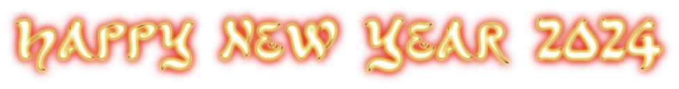 2024 Text Transparent PNG Image
