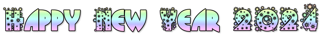 2024 Text Transparent PNG Image