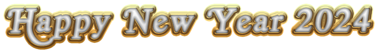 2024 New Year Transparent PNG Image