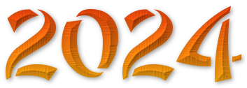 2024 Text Transparent PNG Image