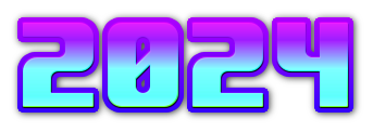 2024 Text Transparent PNG Image
