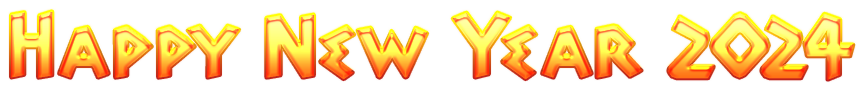 2024 Text Transparent PNG Image