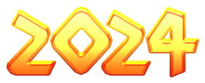 2024 Text Transparent PNG Image
