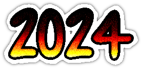 2024 Text Transparent PNG Image