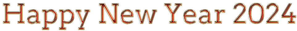 2024 Year Transparent PNG Image