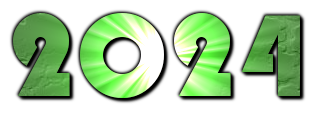 2024 Text Transparent PNG Image