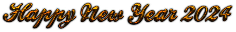 2024 Text Transparent PNG Image
