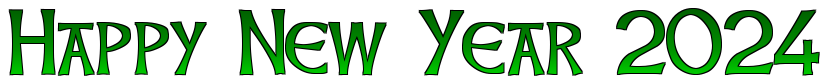 2024 New Year Transparent PNG Image