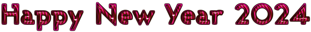 2024 New Year Transparent PNG Image