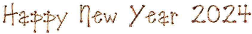 2024 Year Transparent PNG Image