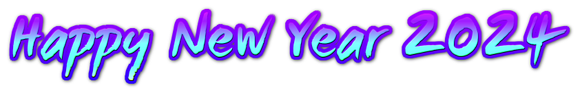 2024 New Year Transparent PNG Image