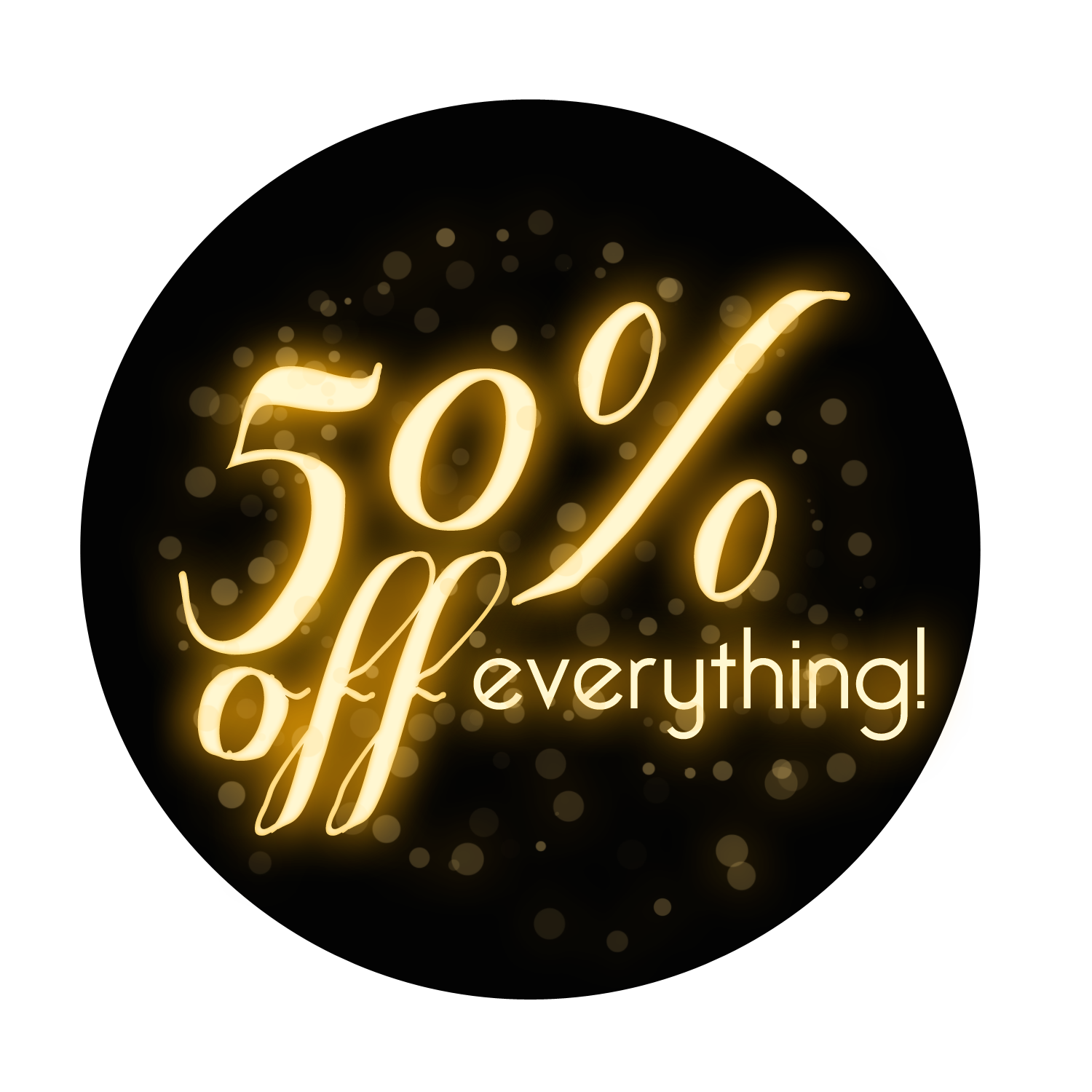 50 percent Off Transparent PNG Image