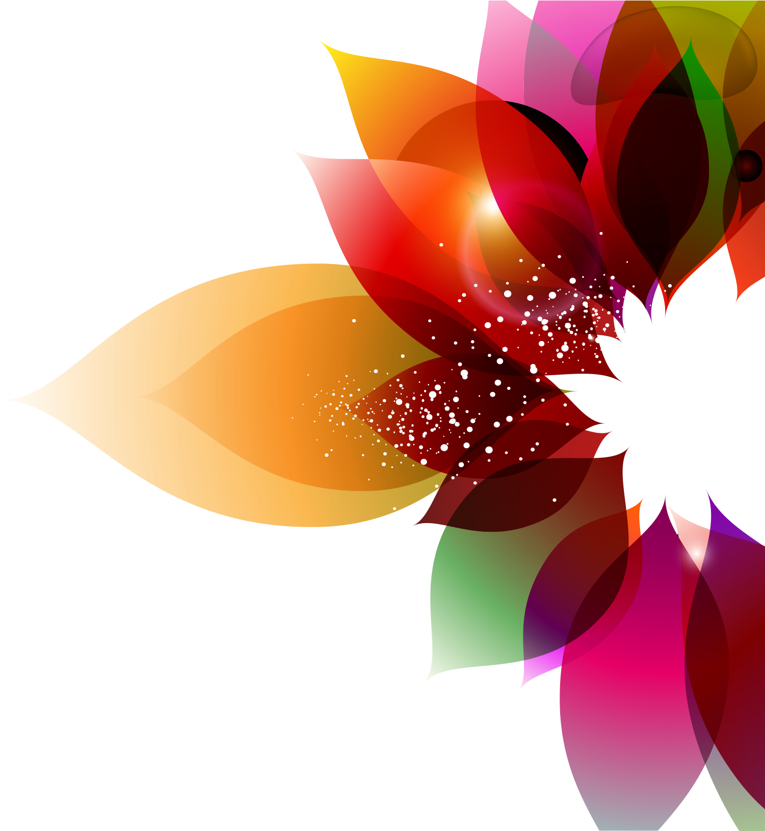 Abstract Flower Transparent PNG Image